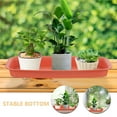 thumbnail image 3 of HOMEMAXS  3 Pcs Waterproof Tray Windowsill Pot Plant Collector Plants Red, 3 of 8