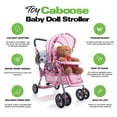 thumbnail image 3 of Joovy Toy Doll Caboose Tandem Stroller - Pink Dot, 3 of 7