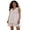 White, variant on LMLYSoH Women's Summer Mini Dress Sleeveless Casual Loose Fit Dress Wide Pointed Collared and Lace Trimmed Hem