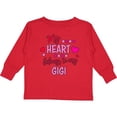 thumbnail image 3 of Inktastic My Heart Belongs to my Gigi Boys or Girls Long Sleeve Toddler T-Shirt, 3 of 5