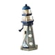 thumbnail image 3 of Adorno de faro de madera con temática de playa, figura decorativa creativa de faro Velero, 3 of 9