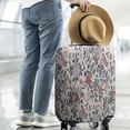 thumbnail image 2 of Pioneer Flower Floral Print Pattern Luggage Cover Fashion Suitcase Cover Baggage Covers Fit 25-28 Inch Luggage (Go Travel), 2 of 5
