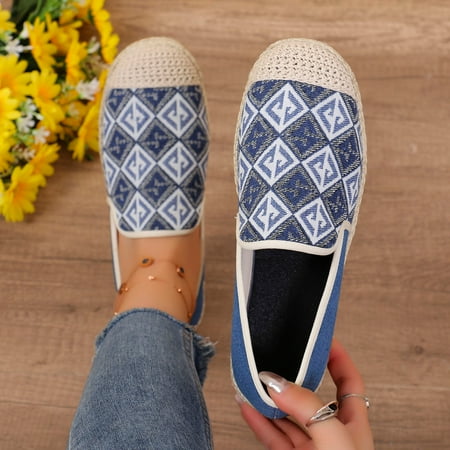 Women s Flats Shoes Women Comfortable Dress Shoes Pointed Toe Flats Ballet Mesh Knit Flat Dressy Slip on Business Casual Shoes for Women Blue B 9