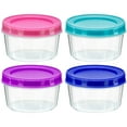 thumbnail image 6 of DecorRack Small Plastic Storage Jars with Screw on Lids, 7 oz Round Containers (8 Count), 6 of 8