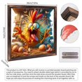 thumbnail image 3 of Room Decor Art Prints: Chicken AND Henhouse   Wooden  Art Prints  for Gift Home Wall Decor for Living Room, Kitchen, Bedroom And Office. Vintage  08×08inch(20×20cm), 3 of 8