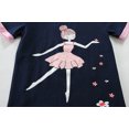thumbnail image 4 of Little hand Kids Toddler Girls Short Sleeve Pyjamas 2 Piece Summer Sleepwear Set 4t, 4 of 5