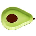 thumbnail image 1 of Shisuyan 1pc Avocado Shape Plate Appetizer Plate Dessert Fruit Plate Ceramic Tableware, 1 of 8