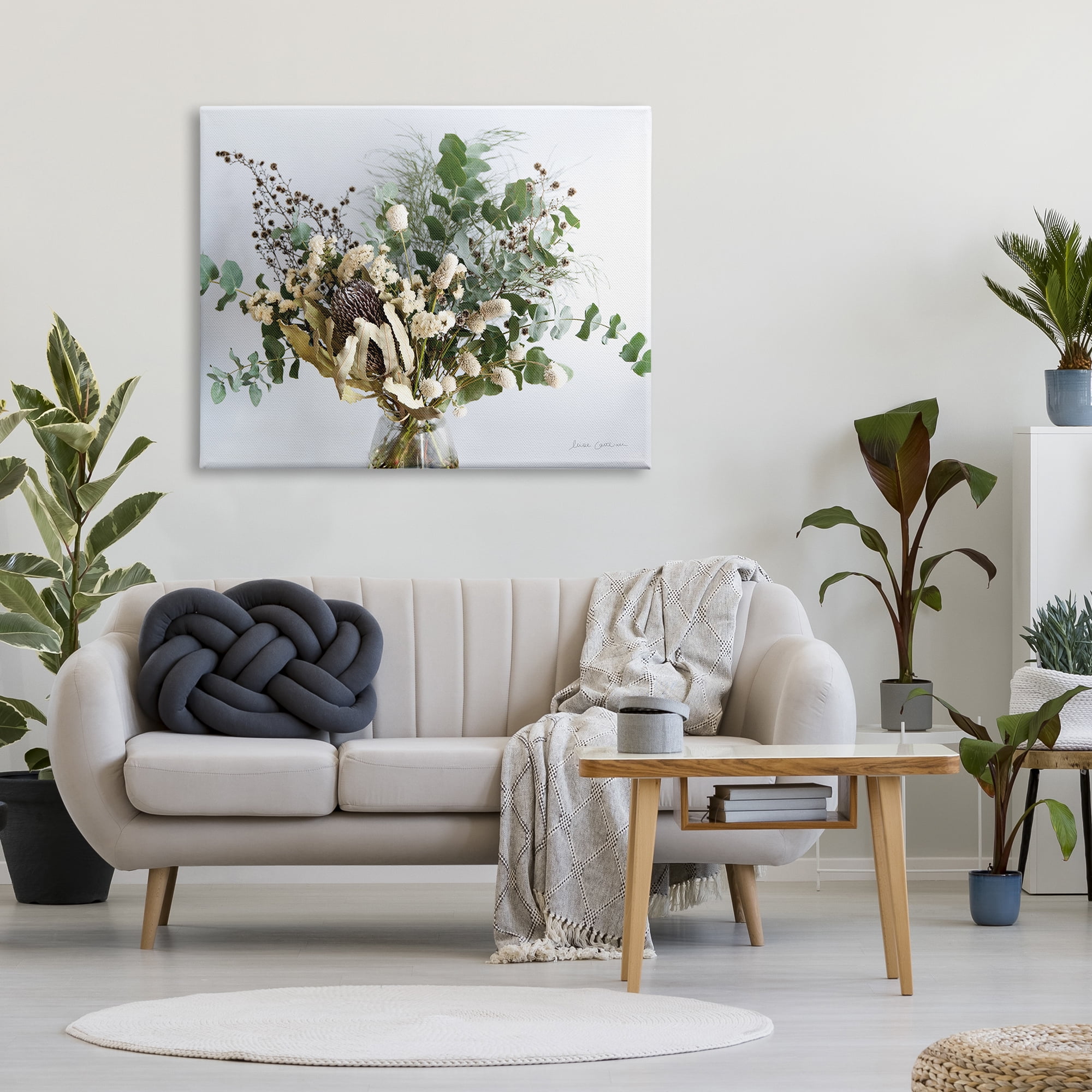 Stupell Industries Wild Foliage Bouquet Forest Plant Arrangement, 36 x 48, Design by Elise Catterall