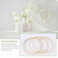 thumbnail image 4 of Wooden Rings,Bamboo Floral Hoops Wreath Rings Macrame Hoop Rings for DIY Wedding Christmas Wreath,Dream Catcher Crafts,15 x Macrame Hoop Rings,wood-colored, 4 of 8