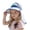 Blue, variant on Kids UPF50 Sun Hat With Neck Flap Adjustable Chin Strap Fisherman Cap for 1-4 Years Toddler Beach Outdoor