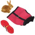 thumbnail image 4 of Vest Harness, Breathable Pet Vest Safe  For Guinea Pig For Small Pets For Kitten For Bunny L Rose Red, 4 of 8
