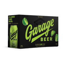 Garage Beer Classic Lime, 12 fl oz, 12 Pack Cans