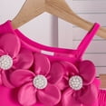 thumbnail image 5 of Amidoa Girls Summer 2 Piece Outfits Cute Sleeveless Tops Tops and Casual Pants Kids Clothing Set Hot Pink Size Hot Pink Size 18, 5 of 9