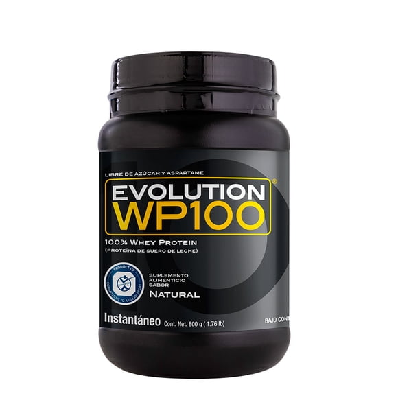 Proteína de Suero de Leche Evolution Nutraceutical WP100 800 Gramos Sabor Natural