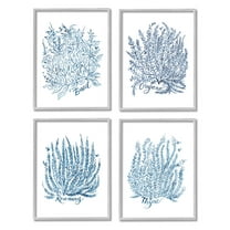 Stupell Industries Mixed Herbs Botanical Plants Graphic Art Gray Framed Art Print Wall Art, Set of 4, Design by Laura Marr