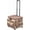 Chocolate/Sand, variant on Mobile Folding Utility Cart with Canvas Storage Organizer Bag, Rolling Cart, Dark Grey/Grey