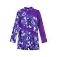 thumbnail image 3 of DPOIS Girls' Sparkle Colorful Dance Athletic Leotard Ballet Gymnastics Jumpsuit Fairy Navy 16, 3 of 7