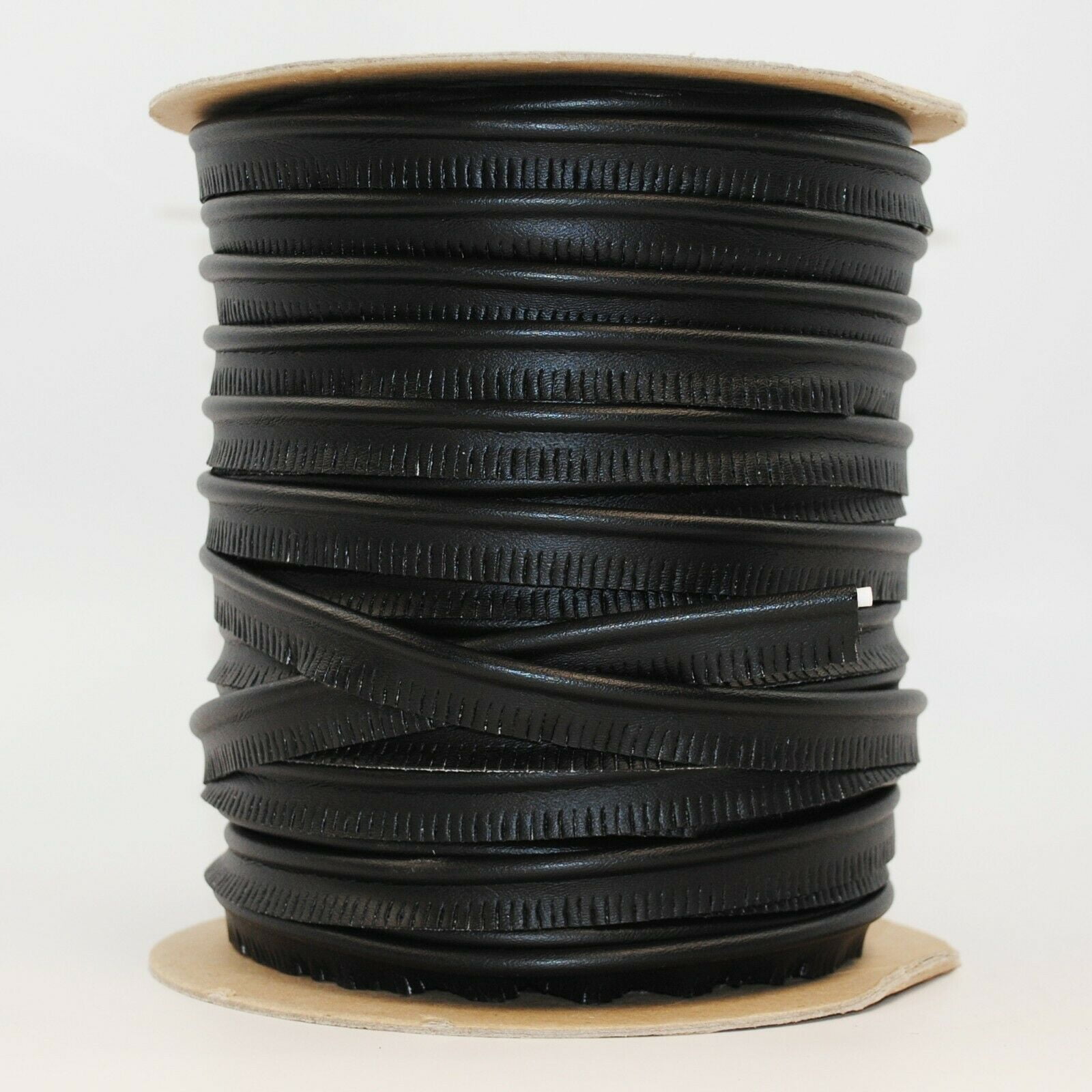 Seaquest Ebony Black Welt Marine Vinyl Upholstery Trim (5 Yards