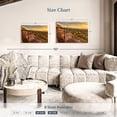 thumbnail image 4 of Elephant Stock Montepulciano Sunset Wall Art - Horizontal Canvas Wall Art - Living Room Wall Decor - Places Canvas - Beige And Orange Decor - 30" x 20", 4 of 8
