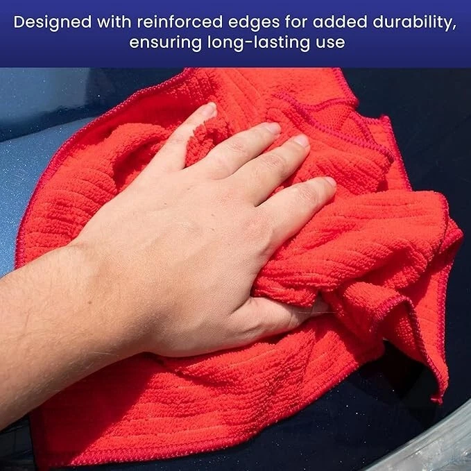 PRIME - Microfiber Cleaning Cloth 2Pack(28) Towel Rag Car Polishing Detailing No-Scratch