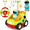 Green Remote Control Car, variant on HYPERLIVING Remote Control Cars for 1, 2, 3-Year-Olds – Cartoon RC Police and Race Car with Realistic Sirens, Honking Sounds, and Flashing Headlights, RC Car Toy for Boys and Girls, Light Blue
