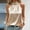 Gold, variant on Qulqfy Womens Tank Tops Cotton Sleeveless Casual Black Scoop Neck Flowy Tunic Stretch Summer Tops L