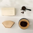 thumbnail image 3 of CSChome Sac de Filtre 100 Pcs Cône Filtre à Café Épaissi Bord Sécuritaire Pressé Fin Procédé en Pâte Originale, 3 of 6