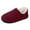 Wine, variant on Women's Slippers Warm Memory Foam Indoor Outdoor House Shoes Winter Mini Boots Cozy Suede Flat Bottomed Rubber Sole House Slippers