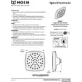 thumbnail image 4 of Moen S6365EP Voss 6" Single-Function Eco-Performance Rainshower Showerhead with Immersion Technology, Chrome, 4 of 6