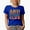 Royal Blue, variant on Anti Social Neighbor Club, Group of Introvert Neighbors, Groovy Retro Wavy Text Merch Gift, Black T-Shirt, Small