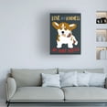 thumbnail image 3 of Ginger Oliphant 'Corgi Love and Kindness' Canvas Art, 3 of 3