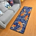 thumbnail image 5 of Colorful Koi Fish Runner Rug for Hallways Kitchen Non Slip 2'x 6' Washable Hall Carpet for Bedroom Entryway Laundry Room, 5 of 7