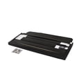 thumbnail image 4 of Crown Mark Erin Faux Leather Bed, Black, King, 4 of 6