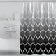 thumbnail image 1 of Stylishbed Cortina de Ducha Blanca y Negra y Gris Impermeable para Habitaciones húmedas, 180 x 180 cm, Cortinas de Ducha de poliéster Lavables con 12 Ganchos, 1 of 5