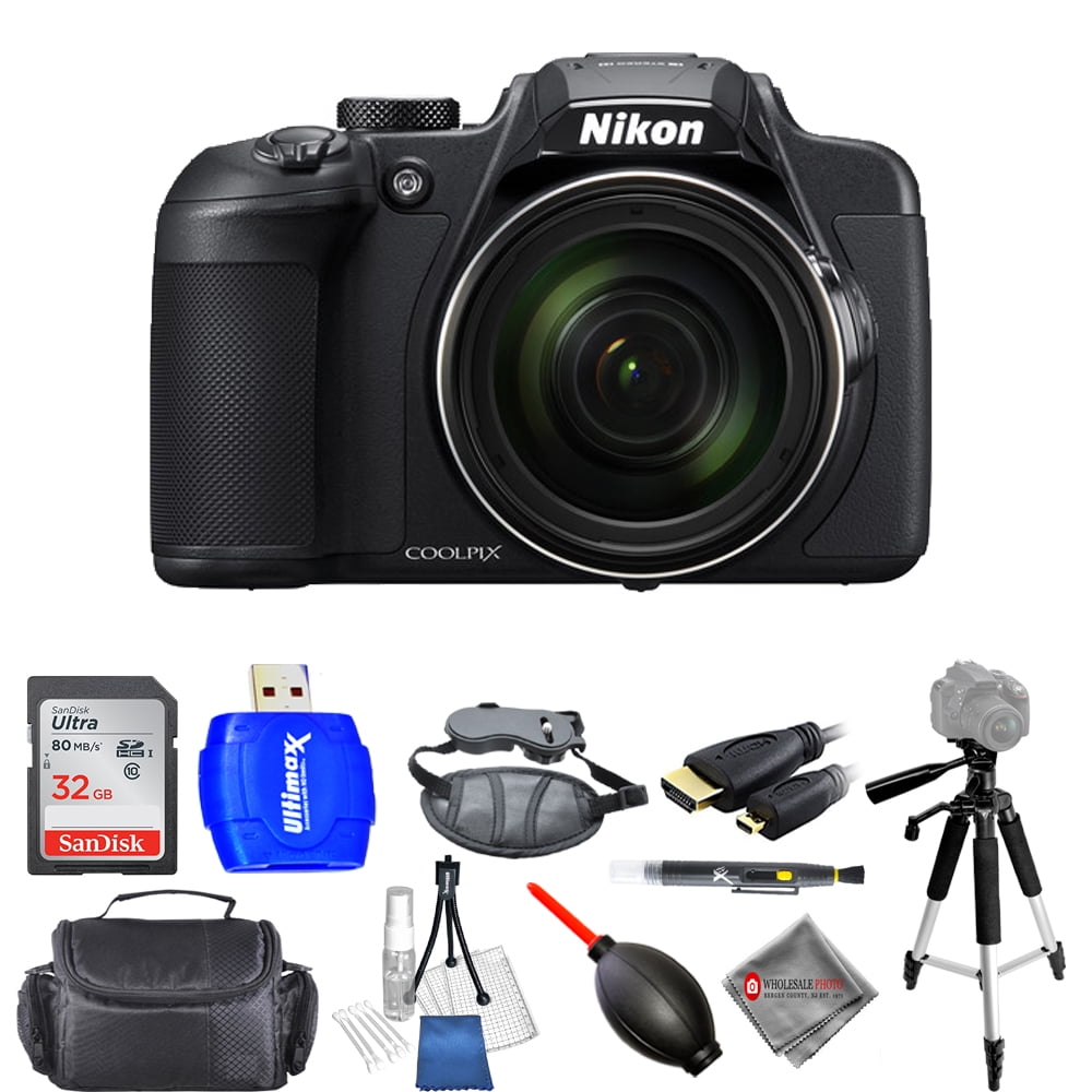 Nikon COOLPIX 20.2MP Digital 60x Optical Zoom - Pro Bundle - Walmart.com