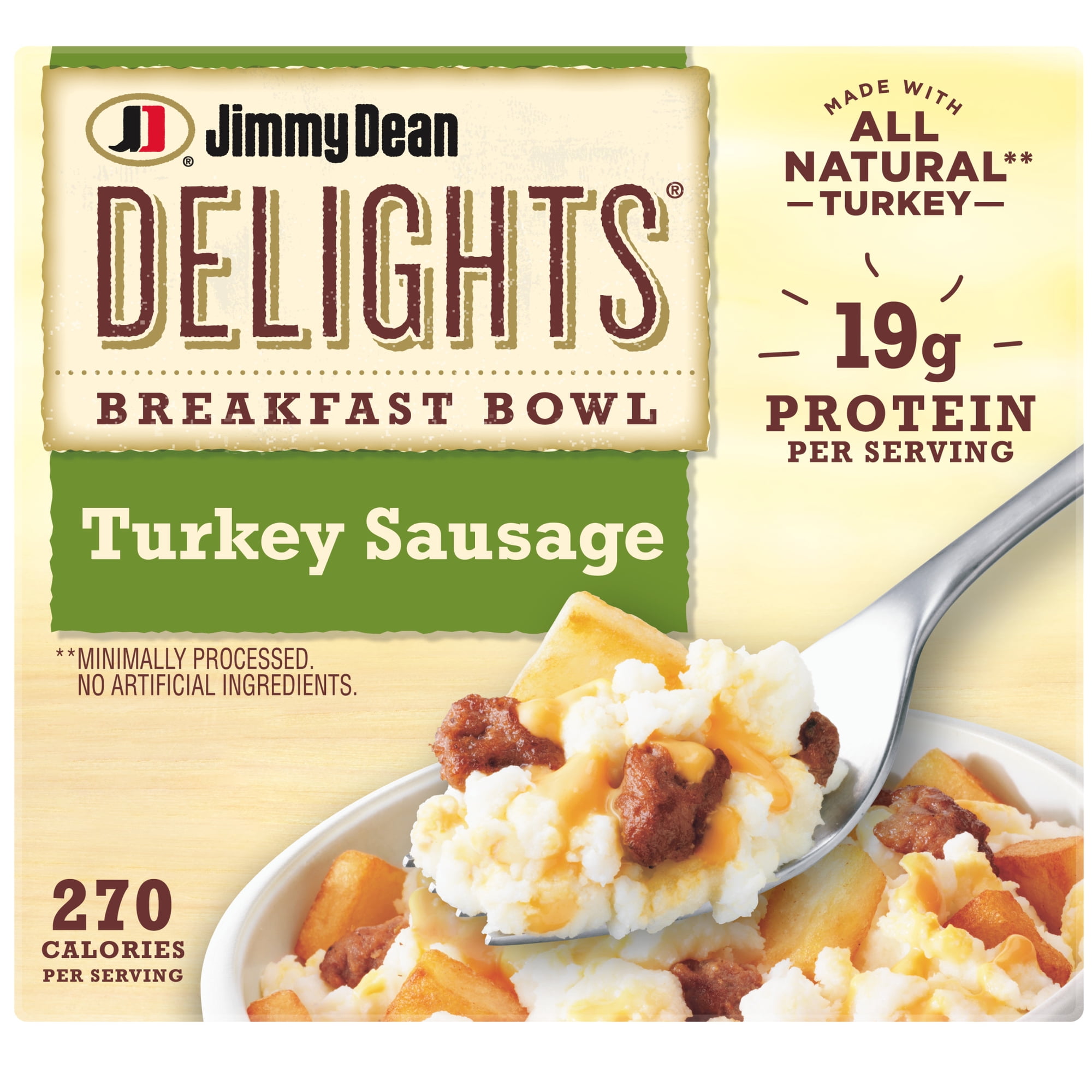 Jimmy Dean Delights Frozen Breakfast Bowl, Turkey Sausage 7 oz