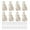 White, variant on 8Pcs Universals Shade Mounts Sturdy Plastic Windproof Base With Screws for Indoor Outdoor Use