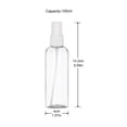 thumbnail image 2 of 5pcs Spray Bottle Transparent Empty Fine Mist Spray Bottle Travel Atomizer Bottles 100ml, 2 of 6