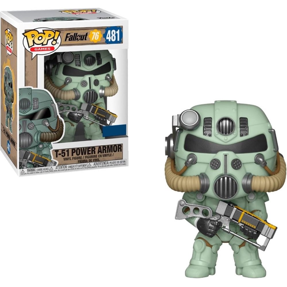 Fallout 76 Funko POP! Games T51 Power Armor Vinyl Figure [Green]
