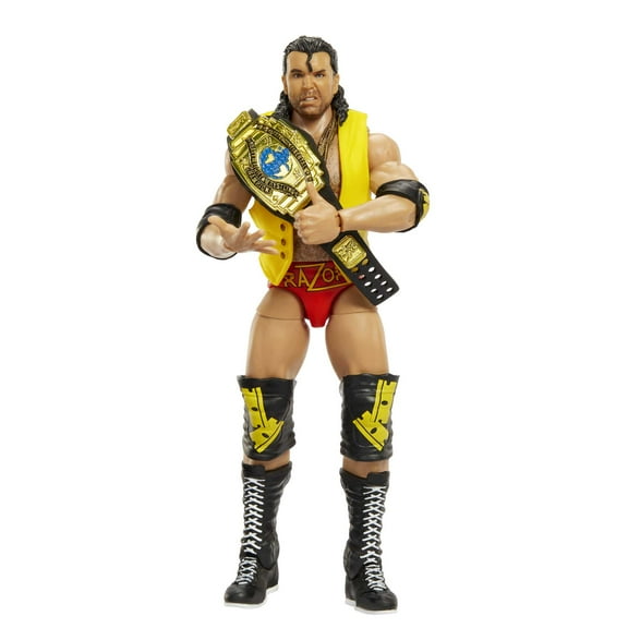WWE Ultimate Edition Razor Ramon Action Figure with Accessories, Posable Collectible (6-in)