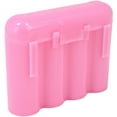 thumbnail image 4 of Six (6) EBC Battery AA AAA Pink Plastic Battery Storage Case Holder Box USA Ship, 4 of 9