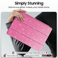 thumbnail image 3 of Fintie Slim Case for Samsung Galaxy Tab S10 Lite/ S10 FE/ S9 FE 5G 10.9 Inch/Tab S9 11 Inch with S Pen Holder, Glittering Sparkly Shockproof Cover with Shiny Clear Back Shell, Auto Wake/Sleep, 3 of 9