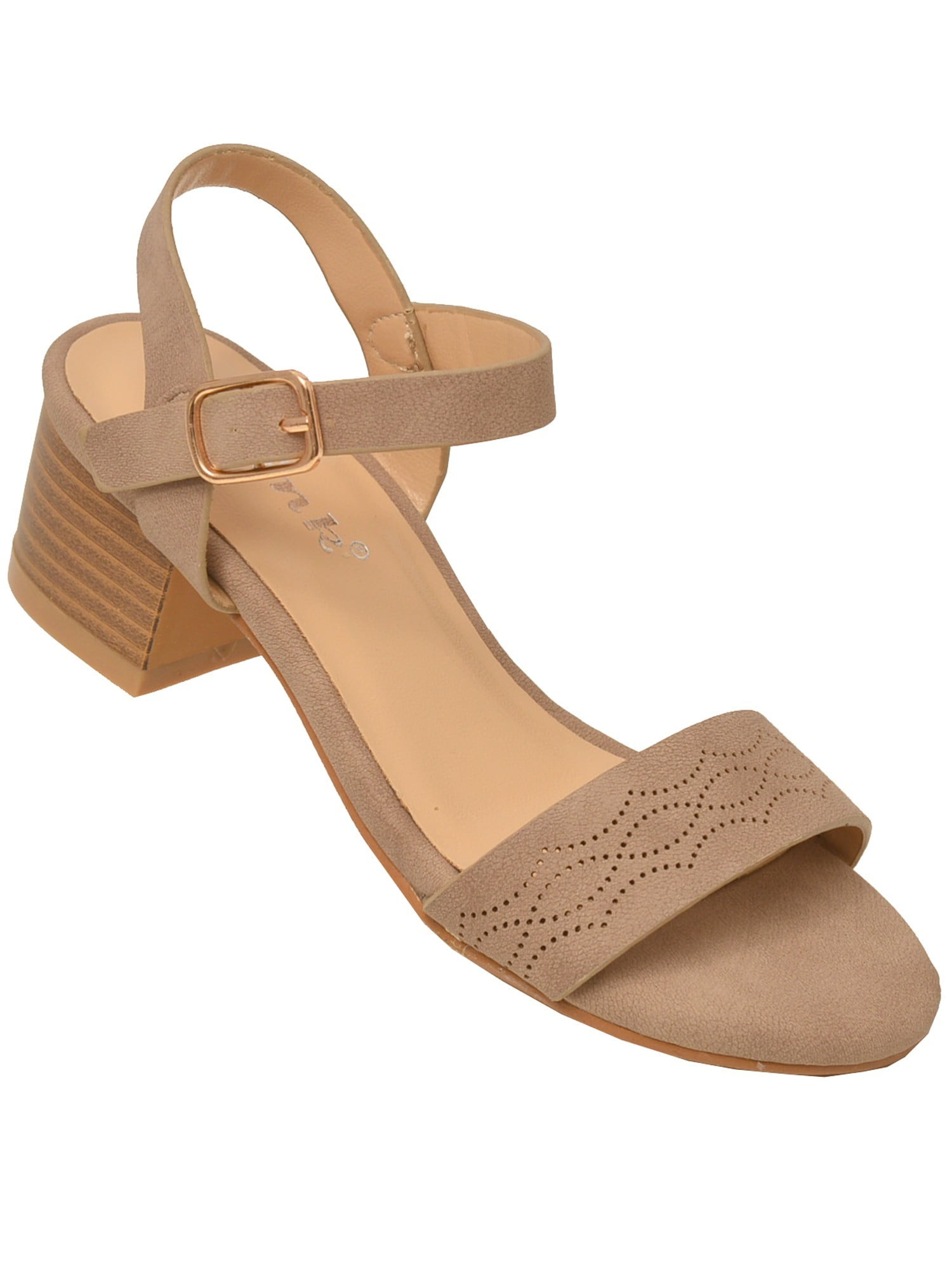 taupe sandals low heel