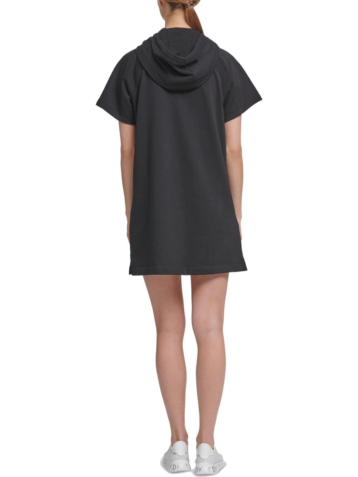 DKNY Sport Womens Metallic Logo Dress 
