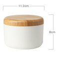 thumbnail image 3 of ZHAOCHENG Cenicero para cigarrillos Cenicero interior o exterior con 1 revestimiento (blanco), 3 of 5