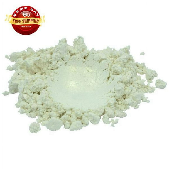 SILKEN GOLD WHITE PEARL LUXURY MICA COLORANT PIGMENT POWDER COSMETIC GRADE 1 OZ