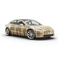 thumbnail image 6 of Rwraps Natural Horizontal Wood Plank Classic Grey Matte Vinyl Film Wrap 59in x 10ft Vinyl Vehicle, 6 of 9