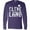 Purple, variant on Inktastic Cleveland, Ohio Distressed Font Long Sleeve T-Shirt