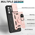 thumbnail image 3 of for Samsung Galaxy S20 Ultra Case with HD Screen Protector, Heavy Duty with 360° Rotation Metal Kickstand [Military Grade] Protective Case for Gaxy S20 Ultra 5G, Rose Gold, 3 of 13