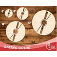 thumbnail image 3 of Unfinished Wood CD Shape | DIY Craft Cutout | up to 46" DIY 36" / 1/2", 3 of 3